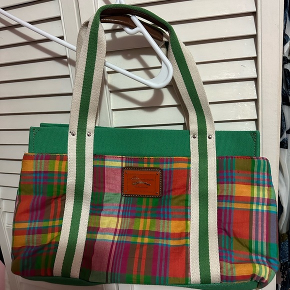Plaid Tommy Hilfiger bag multi color - Picture 1 of 4